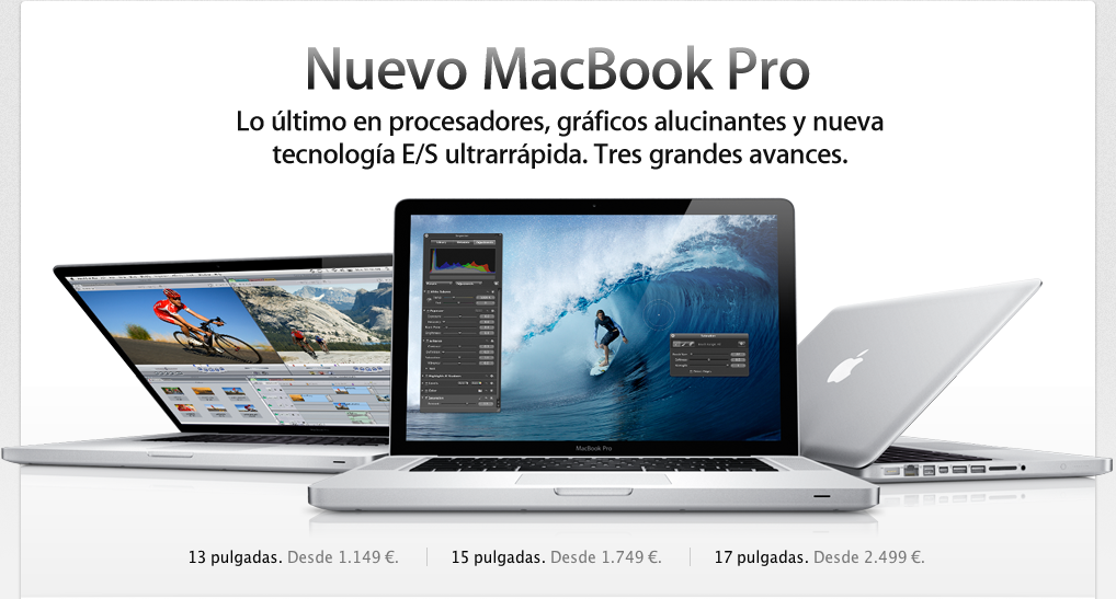 Ya tenemos el nuevo MacBook Pro